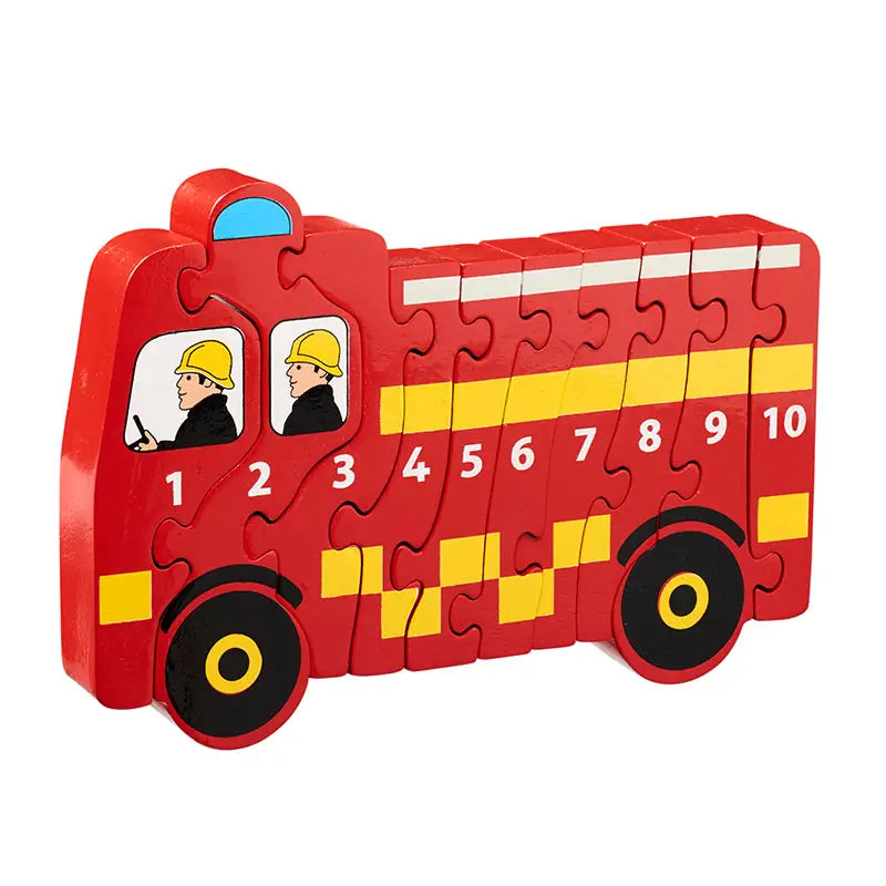 Fire Engine 1-10 Puzzle