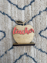 Load image into Gallery viewer, Personalised Wooden Apple
