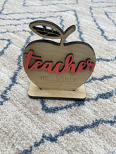Load image into Gallery viewer, Personalised Wooden Apple
