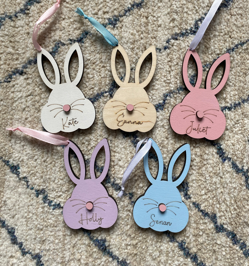 Personalised Bunny Tag