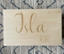 Load image into Gallery viewer, Wooden Keepsake Box
