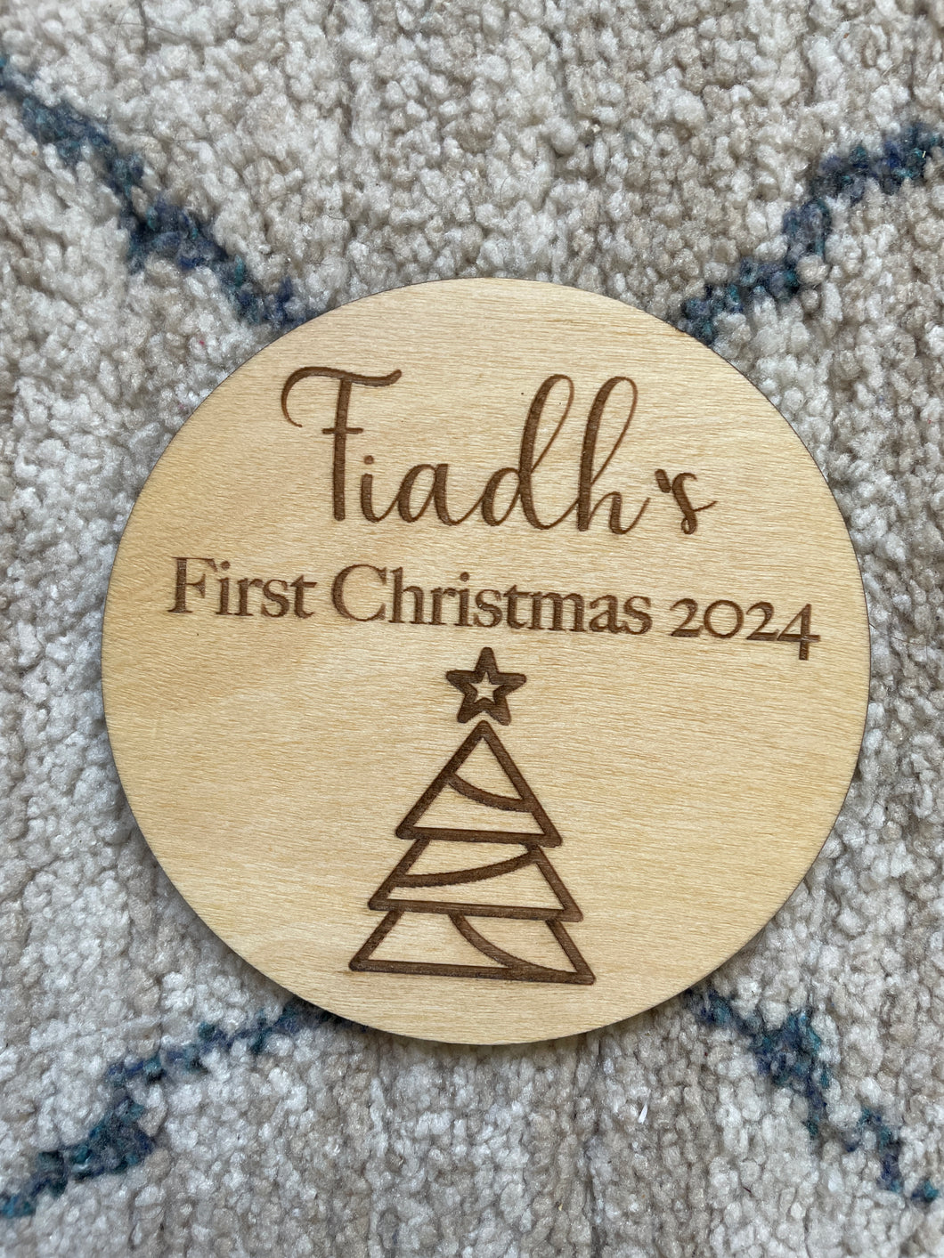 First Christmas Milestone Disc