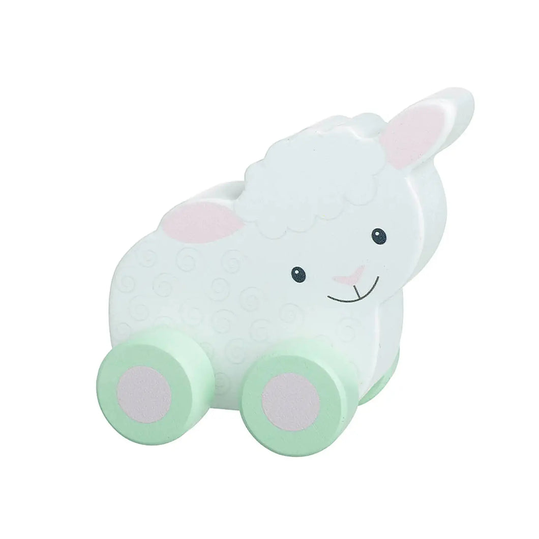 Sheep Wooden Push Toy