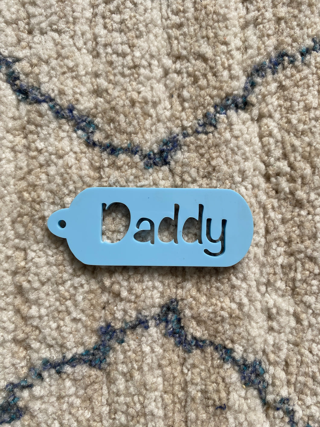 Acrylic Father’s Day keyring