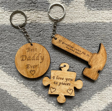 Load image into Gallery viewer, Fathers Day Keyrings
