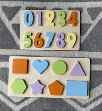 Load image into Gallery viewer, Wooden Number Puzzle

