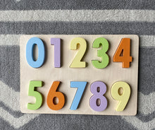 Load image into Gallery viewer, Wooden Number Puzzle
